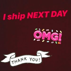 I ship items NEXT DAY-Come check out my closet!
